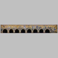 Monreale, photo Tango7174, Wikipedia, Fascia inferiore dei mosaici della parete nord della navata.jpg